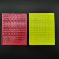 Nivelamento colorido estático da bandeja 0.4mm de transferência permanente do ESD que armazena filtros óticos