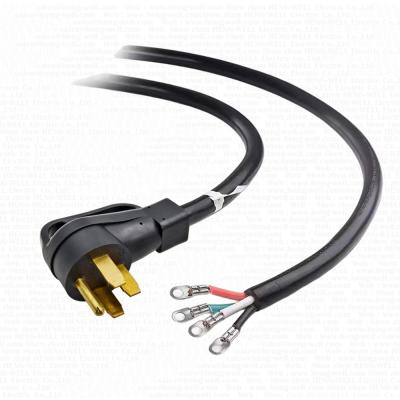 Cordon Nema L14-30 125V 250V avec prise verrouillable et câble SJTW 3C 4C 10AWG dénudé avec bornier, 30 ampères, cordon d'alimentation USA