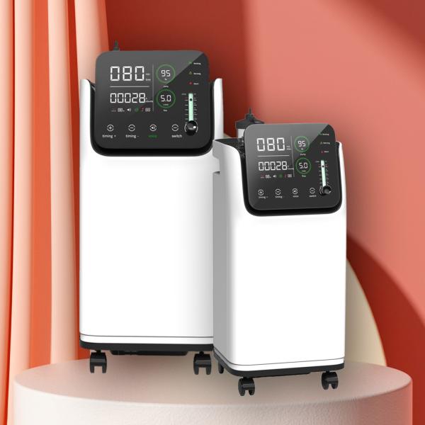 Ultra Silent Medical Oxygen Breathing Machine 5L Adjustable 10 LED Screen