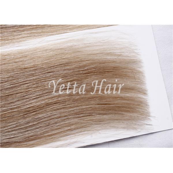 Customized Unprocessed Brazilian Virgin Human Hair Extensions Mixed Color
