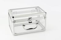 Customized Aluminum Acrylic Box, Aluminum Transparent Show Cases Aluminum Transparent Acrylic Display Box