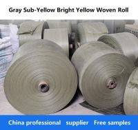 Gray Sub Bright Yellow Woven rola o Virgin 100% PP 1200D tubular