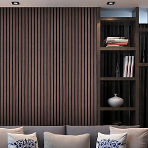 Panneau acoustique en bois pour revêtement intérieur de murs
