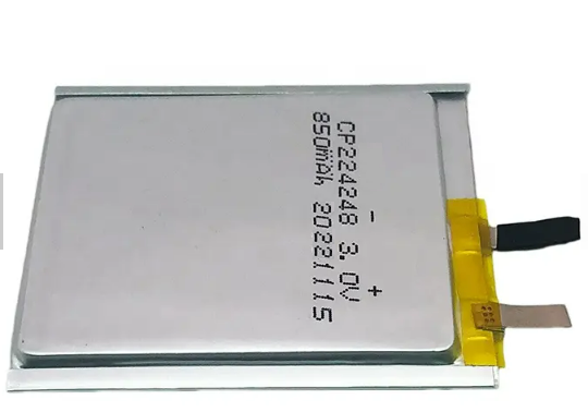 Клетка мешка лития батареи 3v 850mah CP224248 Li Mno2 ультра тонкая