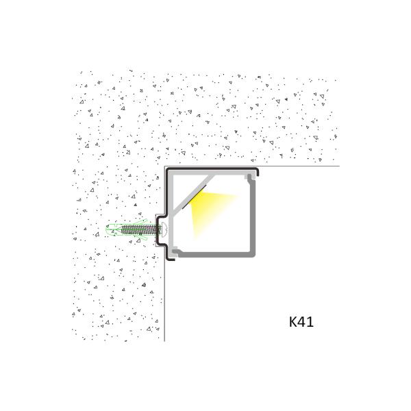 RoHS-Compliant 6063-T5 Aluminum LED Profile for Corner Installation in Strip Light Systems