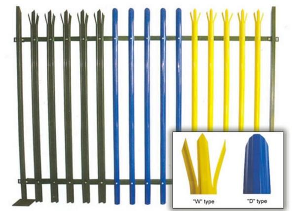 Swimming Pools Rail Steel Palisade Fencing Guard Decoration With Powder Coating