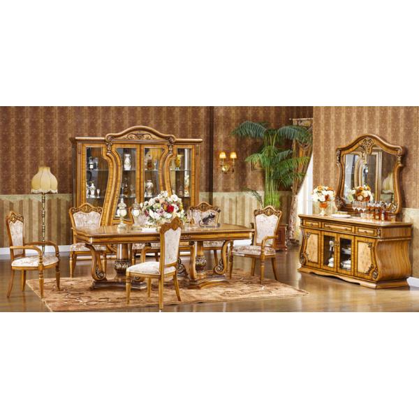 Custom Made Hand Carved Luxury Modern Dining Room Sets 1200mm 1300mm 1500mm