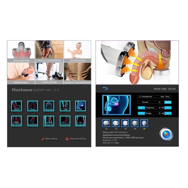 Fast Body Pain Release Focused Shockwave Therapy Machine For ED Treatment