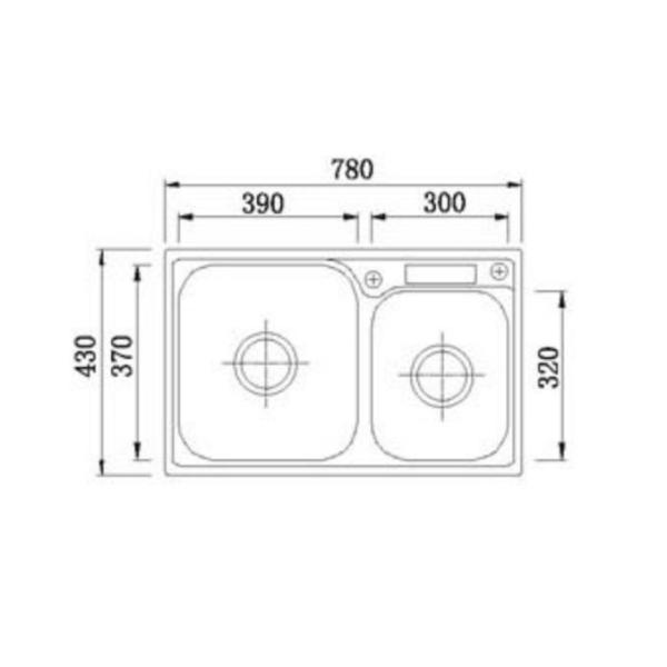 Почищенная щеткой отделка щетки раковины проекта изготовленного на заказ современного стиля кухонной раковины небольшая