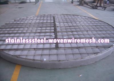 ROUND OR CUSTOMIZE Alloy Wire Meshmist Eliminator Filter Demister Pads With Frame Anti - Corrosion
