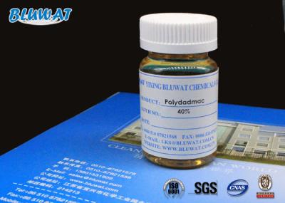 Certificado NSF 40% Teor de baixa viscosidade PolyDADMAC Coagulante orgânico Resíduos químicos purificadores Polímeros catiônicos