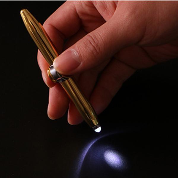 Multi-function Gel-Ink Fidget Spinner Pen Cube for Office Creative Anti-stress Toy