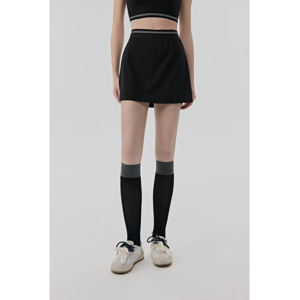 Light Green Active Skort with Built-in Shorts and Ball Pocket for Tennis and Workout Performance