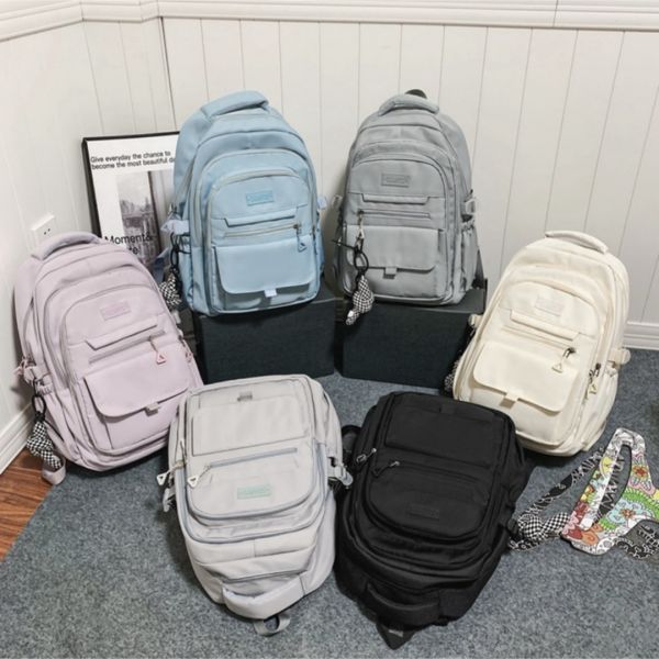 Colefa Oxford Composite Fabric 15 Inch Computer Unisex Backpack College Junior High School Student Trendy Ins Beauty Backpack