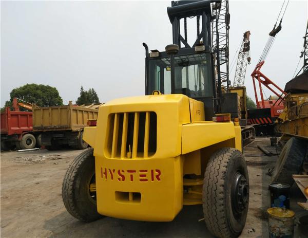 16 T Used Diesel Hyster Used Diesel Forklift Truck 2275 Mm Drive Tread Width