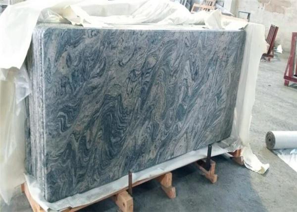 37 X 96 Granite Stone Kitchen Countertops With Bullnose Edges , Grey Color