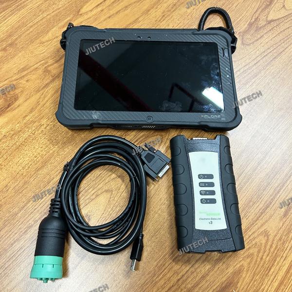 V5.3 Agriculture Construction Electronic Data Link EDL V3 Diagnostic kit Service Advisor EDL V3 scanner tool+CF19 Laptop