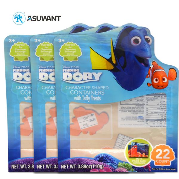 500g 1kg Flat Bottom Side Gusset Bag Ziplock Pet Food Bag For Chicken