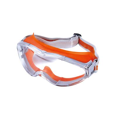 TPR Frame PC Lens Industrial Safety Goggles with Anti-Scratch UV Anti-Fog Protection