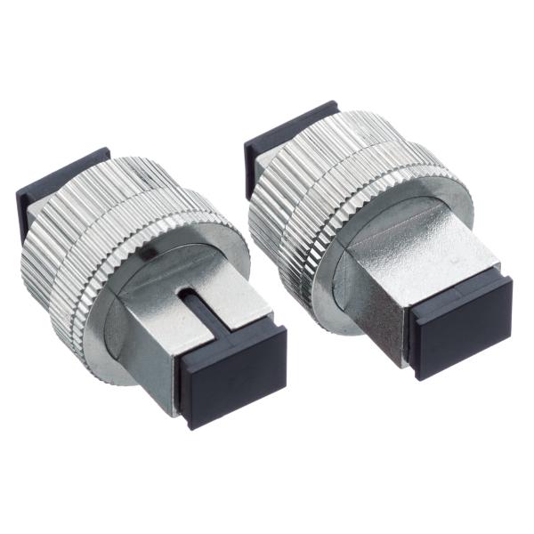 SC Variable Optical Attenuator with 0-30 dB Adjustable Range and Dust Caps Protection for Single Mode Fiber