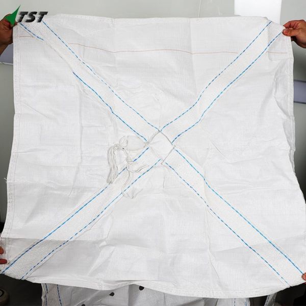 Premium Perforated Potato Jumbo Bags Fibc With Discharge Spout For Harvest