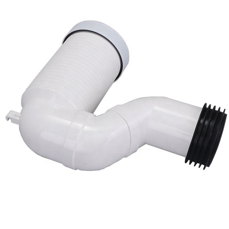 ABS Injection Molded Bathroom Sewage Pipe Outlet Wall Drain Elbow Switch Accessory
