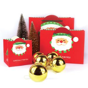 Embossing Flat Pack Xmas Eco Friendly Gift Box Packaging Ultraportable