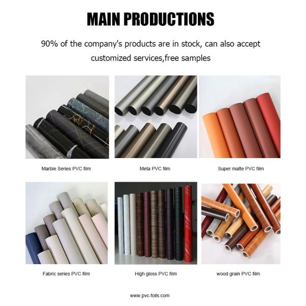 High Gloss PVC Film Roll For PVC Windowsill Covers UV Resistance