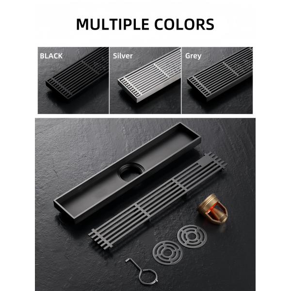 Modern Bathroom Shower Accessories Floor Drain Premium Brass Fast Drainage Anti Block