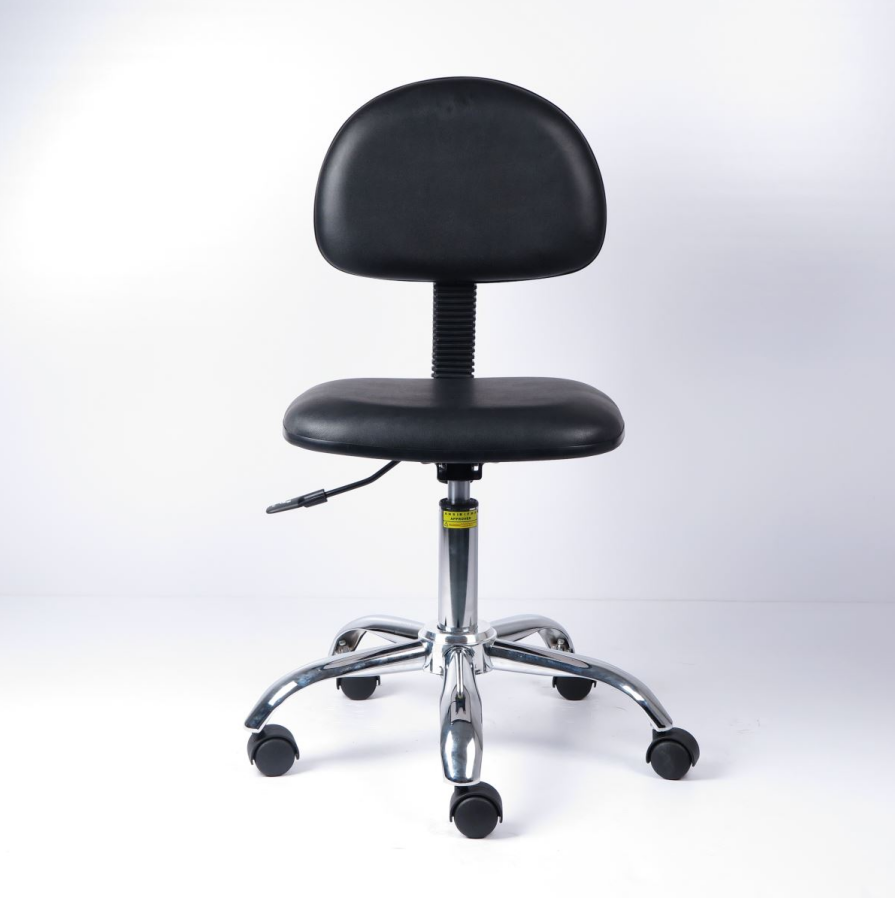 PU Leather ESD Lab Chairs Anti Static Anti Static Lab Chair Adjustable Ergonomic