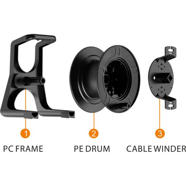 Anti Uv Plastic Portable Fiber Optic Cable Reel / Drum ISO9001-2015 Listed