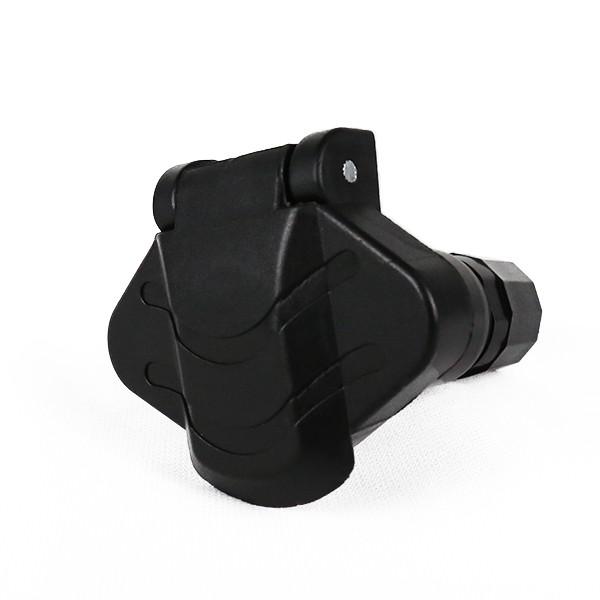Small Size Trailer Plug Socket / Trailer Connector Socket 7 Pole Power Supply