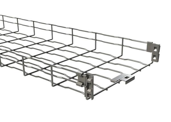 Hot Dip Galvanized HDG Wire Mesh Cable Tray Management Stainless Steel 50mm