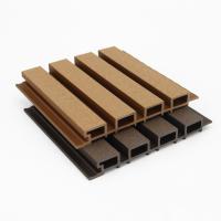 Revestimiento de paneles de pared WPC para exteriores con vetas de madera al por mayor a bajo precio