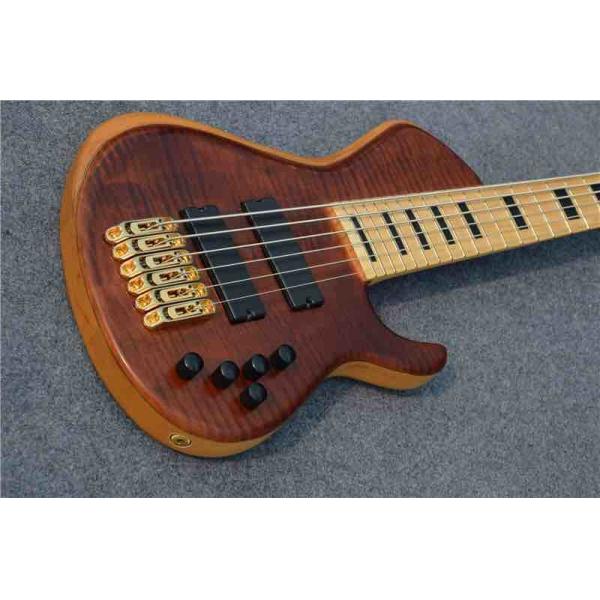 Custom Shop ELM Body Maple Fingerboard Bass Guitar China 6 String Bass Guitar Fingerboard Free shipping
