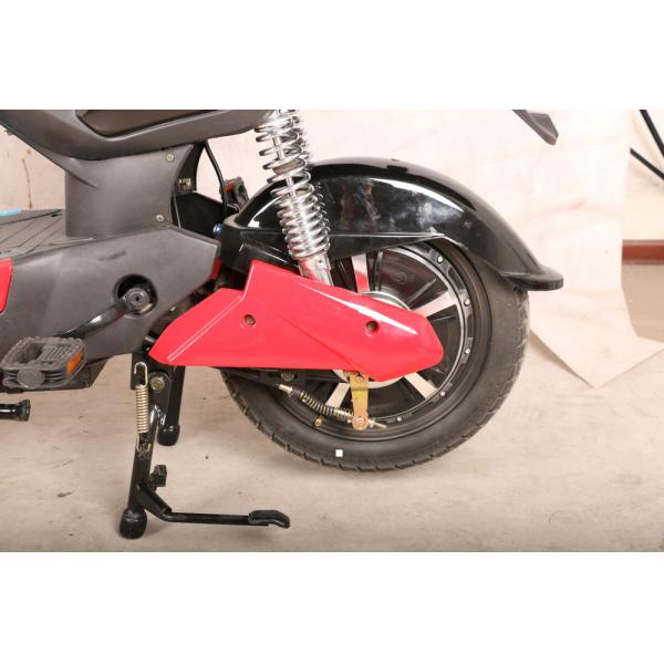 60V 20Ah Electric Pedal Moped Scooter With Disc Brake Suspension