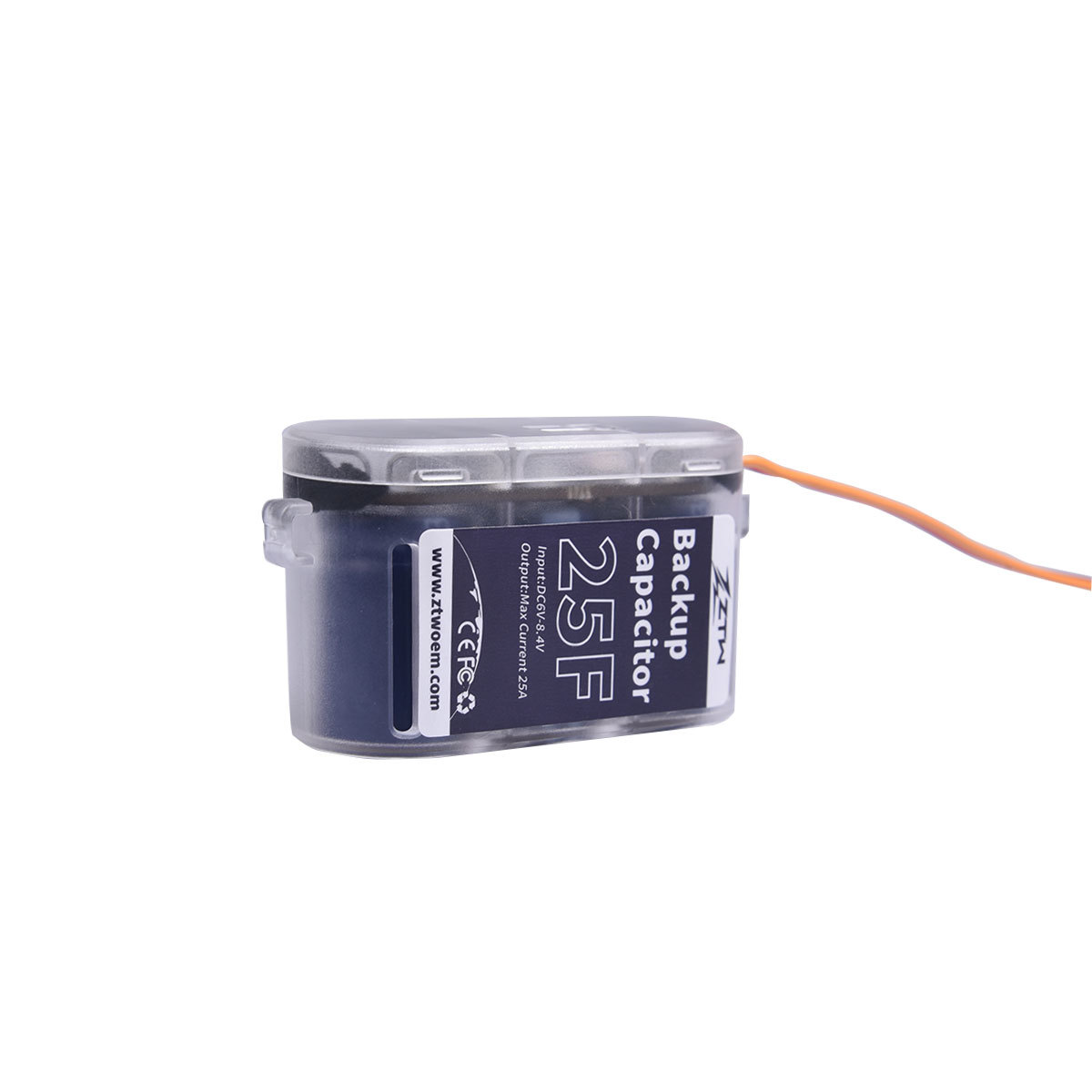 6V-8.4V ZTW Backup Capacitor 25F 25A Receiver Power Backup For RC Helicopter