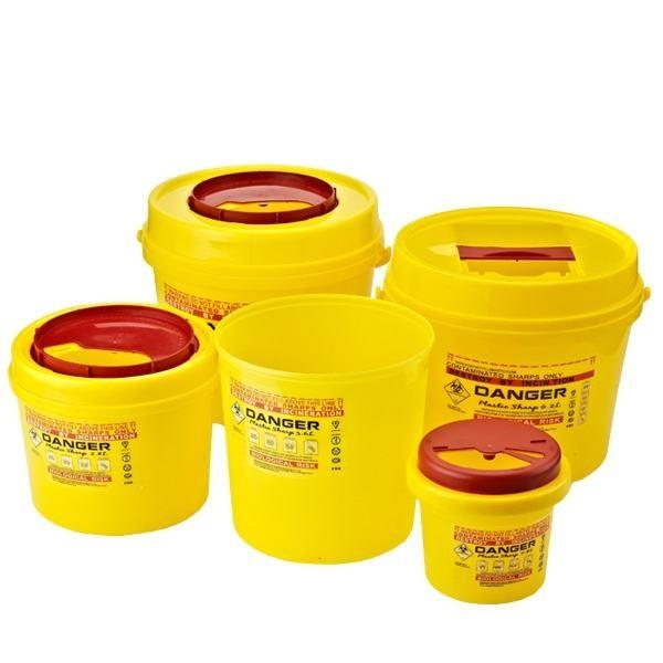 3L 5L 10L Medical Waste Disposable Plastic Sharp Boxes Medical Sharp Container Disposable Multiple Styles 30L 8Gal