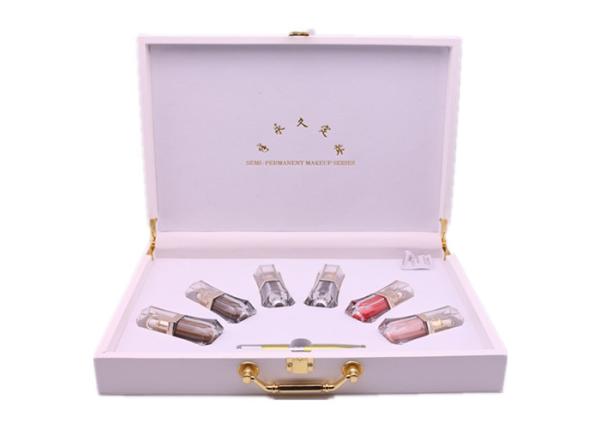 Permanent Makeup Eyebrow Tattoo Pigment Micro Pigment Eyeline Lip 6 Bottles / Set