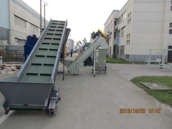 Waste PP Woven Bags Jumbo Bags Crushing Washing Plastic Recycling Machine