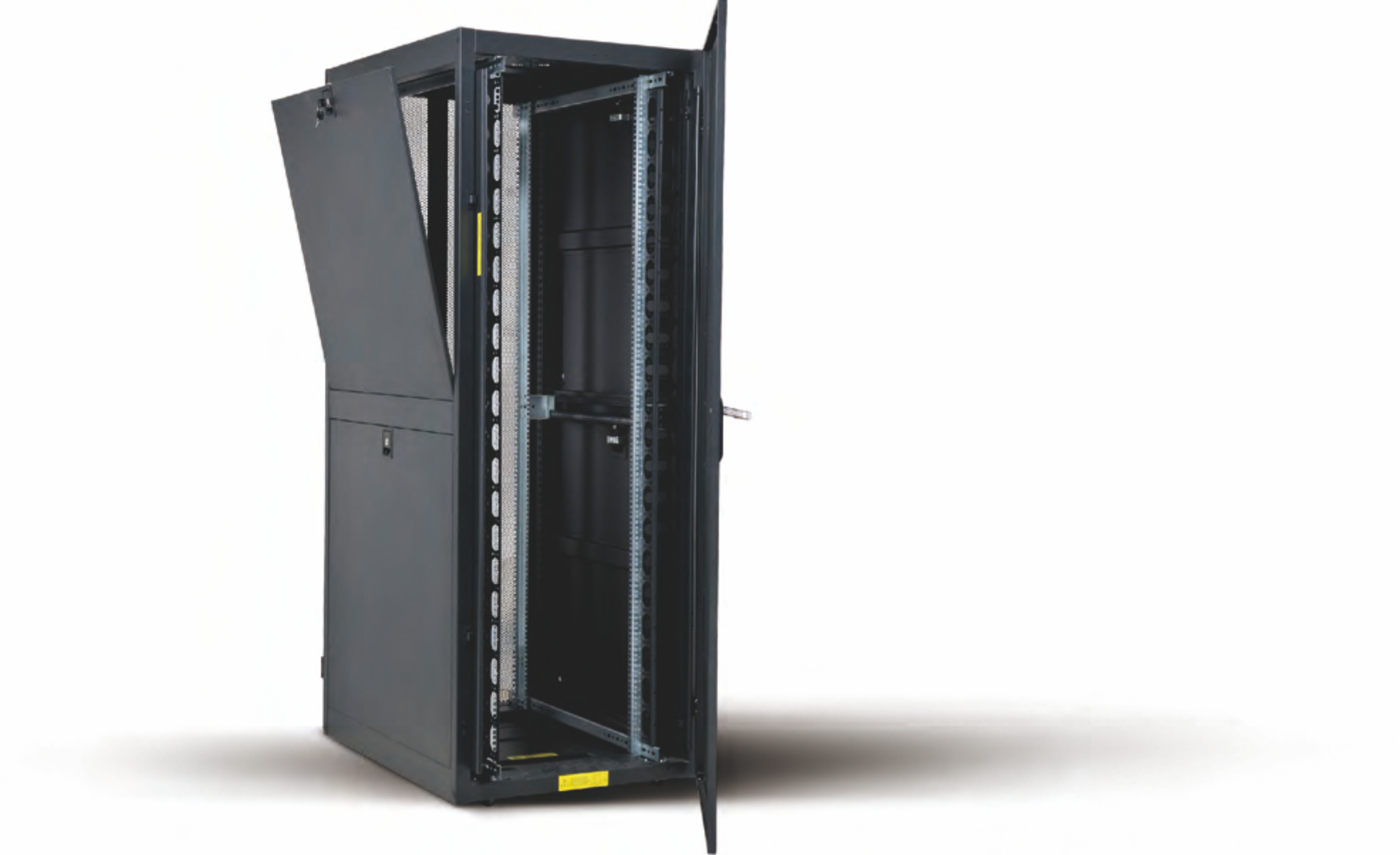 VE Server Rack Cabinet with 1300kg Loading Capacity 24/42U Capacity and SPCC Cold Rolled Steel Construction