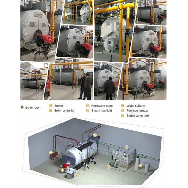 Fire Tube High Efficiency Gas Steam Boiler 0.5T - 20T