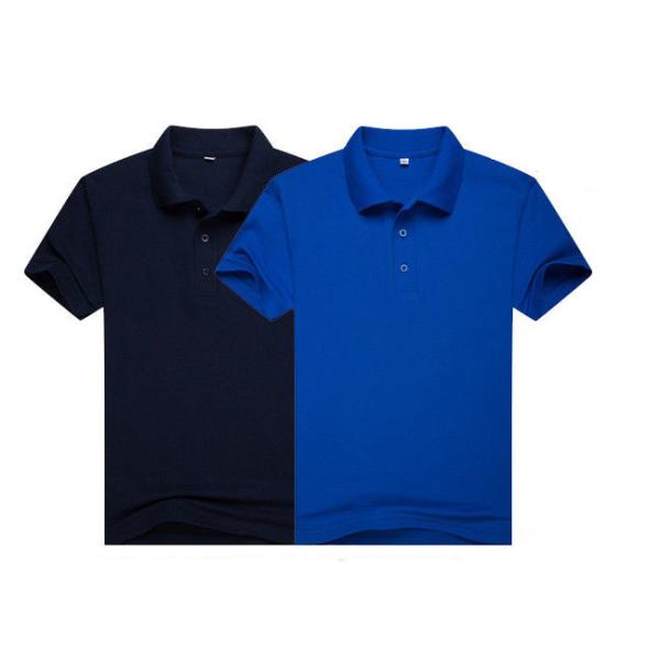 60% Cotton 40% Polyester Mens Polo Shirts Comfortable Colorful / Tops For Women