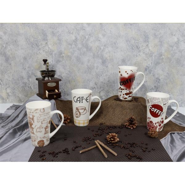 510cc coffee mug milk mug AB grade Ceramic/Porcelain for commercial using customized design