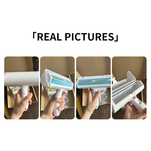 Roller para quitar el vello de las mascotas Peinador de alfombras cepilla de perro Lint Roller reutilizable autolimpieza Perro gato