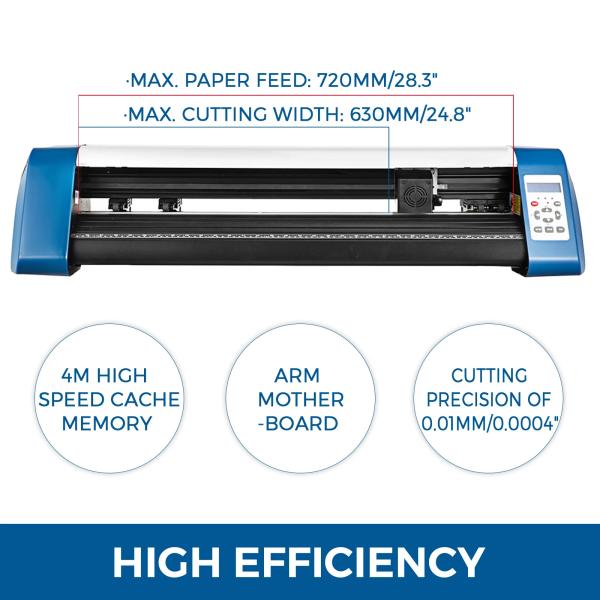 28 Inch Auto Contour Casting Carriage Cutting Plotter Machine