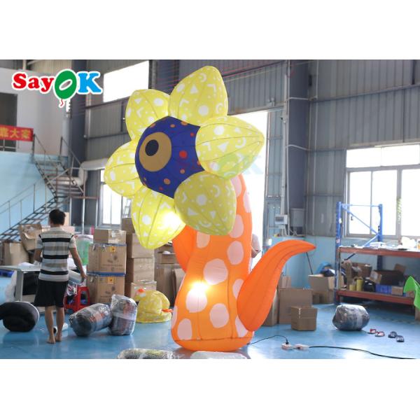 3m Inflatable Sunflower For Weekend Crazy Party Wedding Decoration