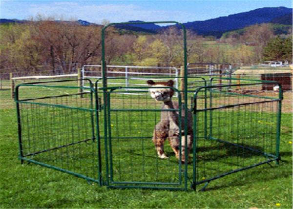 Round Pen Q235 Sheep Goat Fence Panels Metal Heavy Duty Fully Welded 7 Long