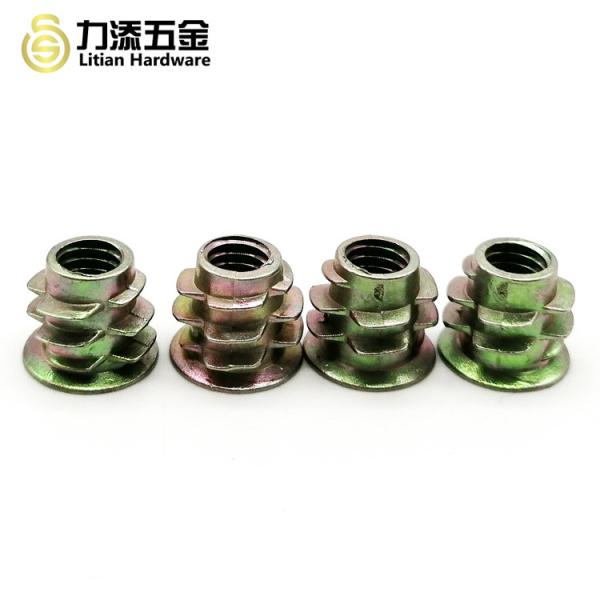 Zinc Alloy Metal Thread Inserts For Wood Lock Nut M3 M4 M5 M6 M8