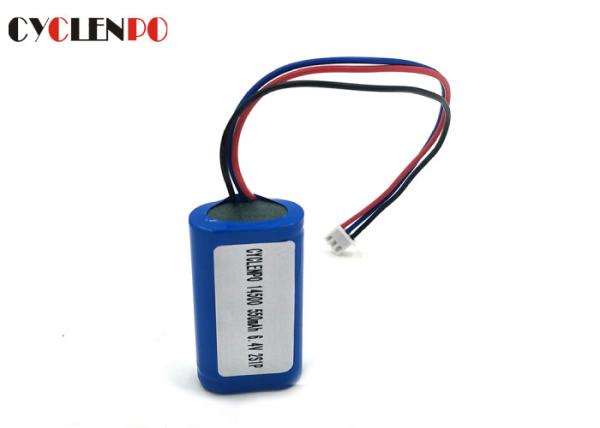 14500 550mah 6.4v Rechargeable Lithium Ion Battery Pack Low Self Discharge For E - Cigar